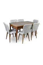 Scaun living tapitat mustar Beluga Homs - imagine 20