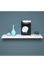 Raft de perete, Board Homs, Alb, 60 x 14 x 1.8 cm, PAL - imagine 5