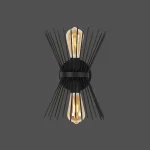 Aplica perete negru homs ro11185 - imagine 11