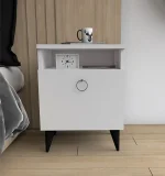 Noptiera Barlo Homs, alb, 52 x 40 cm - imagine 2