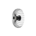 Aplica perete negru homs ro11187 - imagine 5