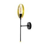 Aplica perete auriu-negru-alb homs ro11295 - imagine 3