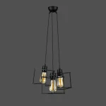 Lustra negru homs ro11440 - imagine 3