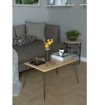 Masute de cafea, Letitia Homs,nuc-negruj, 72 x 45 x 42.8 cm