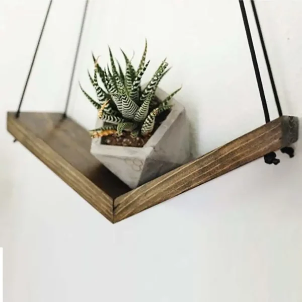 Raft de perete lemn,seria wood Homs 30 x 9 cm,700006