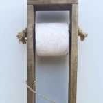 Stand suport toaleta,seria wood Homs, 55x10x10 cm, lemn natur,700015 - imagine 3