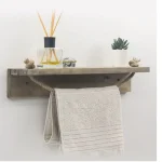 set suport prosoape baie din lemn,serie wood, Homs, 700029 - imagine 4