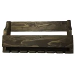 Suport vin din lemn,seria wood,Homs ,60 x 12 x 25 cm ,700053 - imagine 3