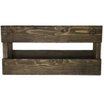 Suport vin din lemn,seria wood,Homs ,60 x 12 x 25 cm ,700053 - imagine 2