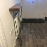 Masuta hol intrare, suport calorifer, seria A-620,lemn, Homs, 115 x 19 x 85cm,30171 - imagine 10