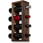 Stand sticle vin din lemn, seria wood,Homs Bar, Natur, 50 x 12 x 17 cm,700153 - imagine 2