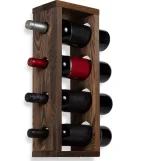 Stand sticle vin din lemn, seria wood,Homs Bar, Natur, 50 x 12 x 17 cm,700153