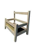 Organizator din lemn pentru carti si caiete,seria wood, Homs, 49 x 41 x 28 cm,700180 - imagine 8