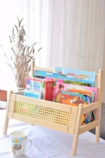 Organizator din lemn pentru carti si caiete,seria wood, Homs, 49 x 41 x 28 cm,700180 - imagine 2