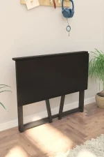 Birou pliabil cu cadru metalic Util Homs 80 x 50 x 75 cm,negru