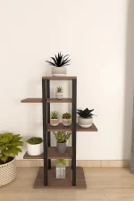 Stand etajera flori, biblioteca Homs Garden Ev2, 112 x50x12 cm