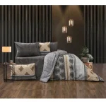 Lenjerie de pat bumbac satinat 2 persoane,homs,serie D 270,00034 - imagine 3