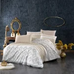 Lenjerie de pat bumbac satinat 2 persoane,homs,serie D 270,00036 - imagine 4