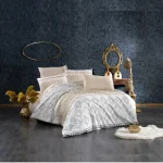 Lenjerie de pat bumbac satinat 2 persoane,homs,serie D 270,00036