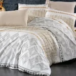 Lenjerie de pat bumbac satinat 2 persoane,homs,serie D 270,00036 - imagine 2