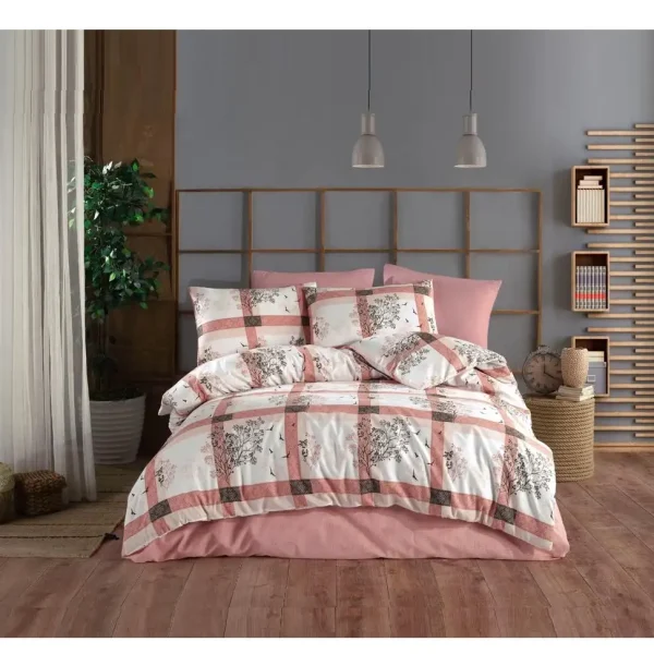 Lenjerie de pat bumbac satinat 2 persoane,homs,serie D 270,00040