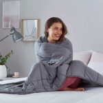 Pilote de pat culoare alb 215x195 cm - imagine 2