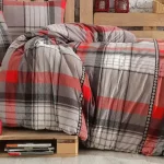 Lenjerie de pat bumbac satinat 2 persoane,homs,serie H280,00081 - imagine 2