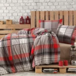 Lenjerie de pat bumbac satinat 2 persoane,homs,serie H280,00081 - imagine 3