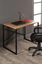 Birou stil industrial Coby Homs, metal/pal, 90x60x70 cm - imagine 3