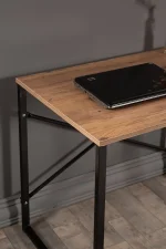 Birou stil industrial Coby Homs, metal/pal, 90x60x70 cm - imagine 2