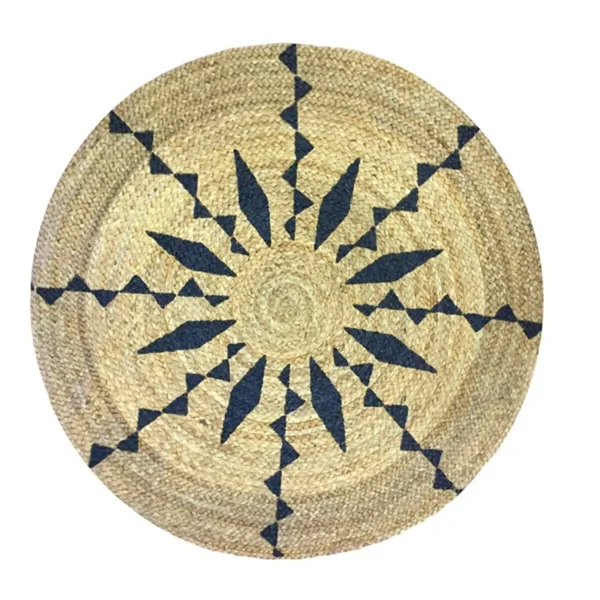 Covor rotund iută Bolero Homs, 90X90 cm,10104