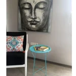 Masuta metal Tago Homs, 46X46X52 cm ,10372 - imagine 4