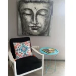 Masuta metal Tago Homs, 46X46X52 cm ,10372 - imagine 2