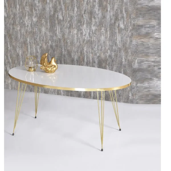 Masuta de cafea ovala, 90x50x43 cm, 20124