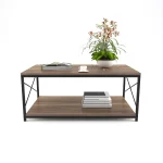 Resigilat:Masa de cafea Homs, serie 440,90 x 60 x 42 cm, alb/negru,200 - imagine 4