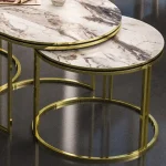 Set masuta de cafea oval Homs 3 buc,seia 440,20337 - imagine 3