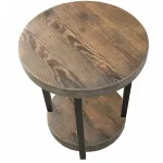 Masuta de cafea lemn ,rotund Homs, seria A-620, 47X 47 x 60 cm,30014 - imagine 4