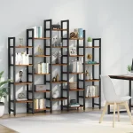 Biblioteca ,solid wood,lemn, Homs,seria A-620,218x27x210 cm ,630106 - imagine 6