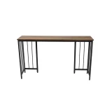 Masa bucatarie,tip bar.seria A-620,natur-negru,150x35x90 cm, 30152 - imagine 15