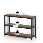 Consola Retro din lemn seria A-620, homs,100x35x80 cm ,30153 - imagine 2