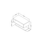 Noptiera lemn homs,seria A-620,nuc.30242 - imagine 4