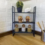 Masa lucru bucatarie cu rafturi ,seria A-620,lemn,Homs profil metalic,45x11x45 cm,30304 - imagine 8