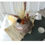 Ghiveci decorativ cu flori artificiale, homs seria A620,17x5.5x9 cm,30337 - imagine 8