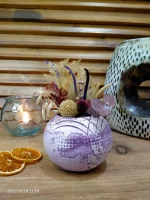 Ghiveci decorativ cu flori artificiale, homs seria A620,17x5.5x9 cm,30358 - imagine 10