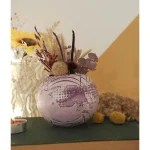 Ghiveci decorativ cu flori artificiale, homs seria A620,17x5.5x9 cm,30337 - imagine 5