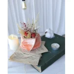 Ghiveci decorativ cu flori artificiale, homs seria A620,17x5.5x9 cm,30350 - imagine 2