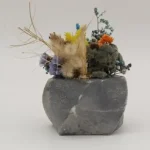 Ghiveci decorativ cu flori artificiale, homs seria A620,17x5.5x9 cm,30353