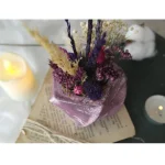 Ghiveci decorativ cu flori artificiale, homs seria A620,17x5.5x9 cm,30355 - imagine 5