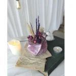 Ghiveci decorativ cu flori artificiale, homs seria A620,17x5.5x9 cm,30355 - imagine 6