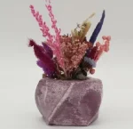 Ghiveci decorativ cu flori artificiale, homs seria A620,17x5.5x9 cm,30355 - imagine 2